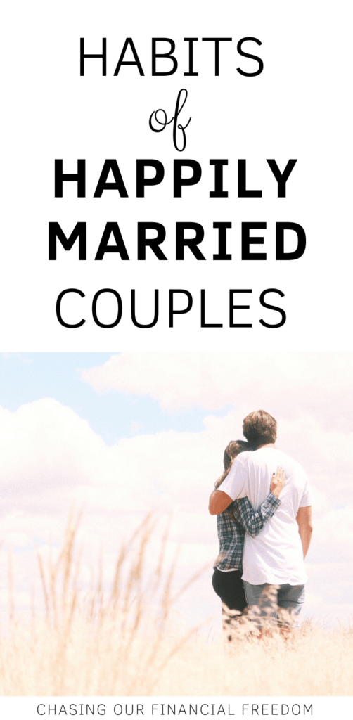 Habits of happily married couples
